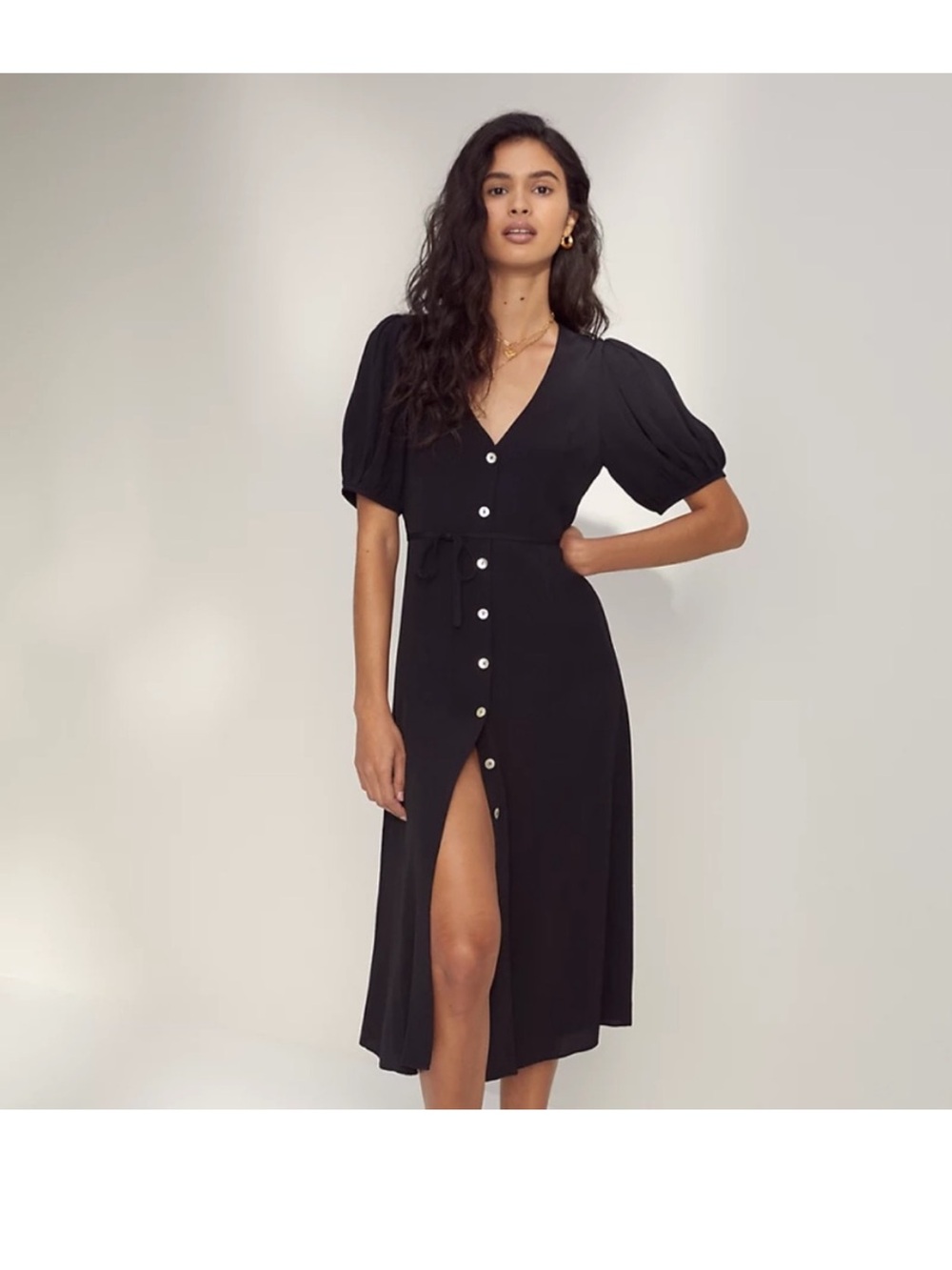 NWT Aritzia Wilfred libretto black dress size m